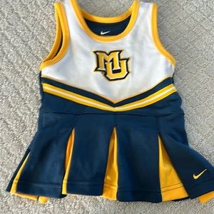 Toddler girls 2t Marquette University cheerleading outfit
